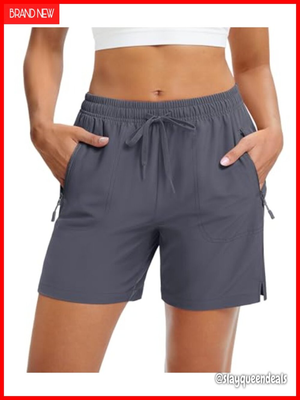 Women's 5" Hiking Shorts UPF 50+ Quick Dry Lightweight Athletic Golf with